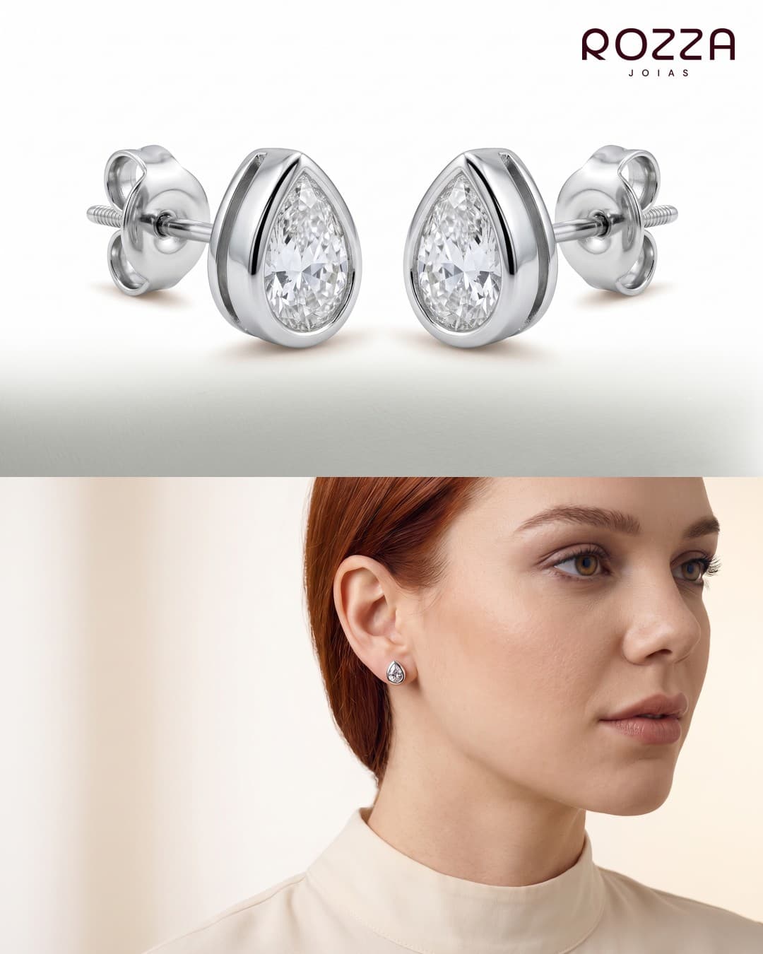 Gota Cristal Prata