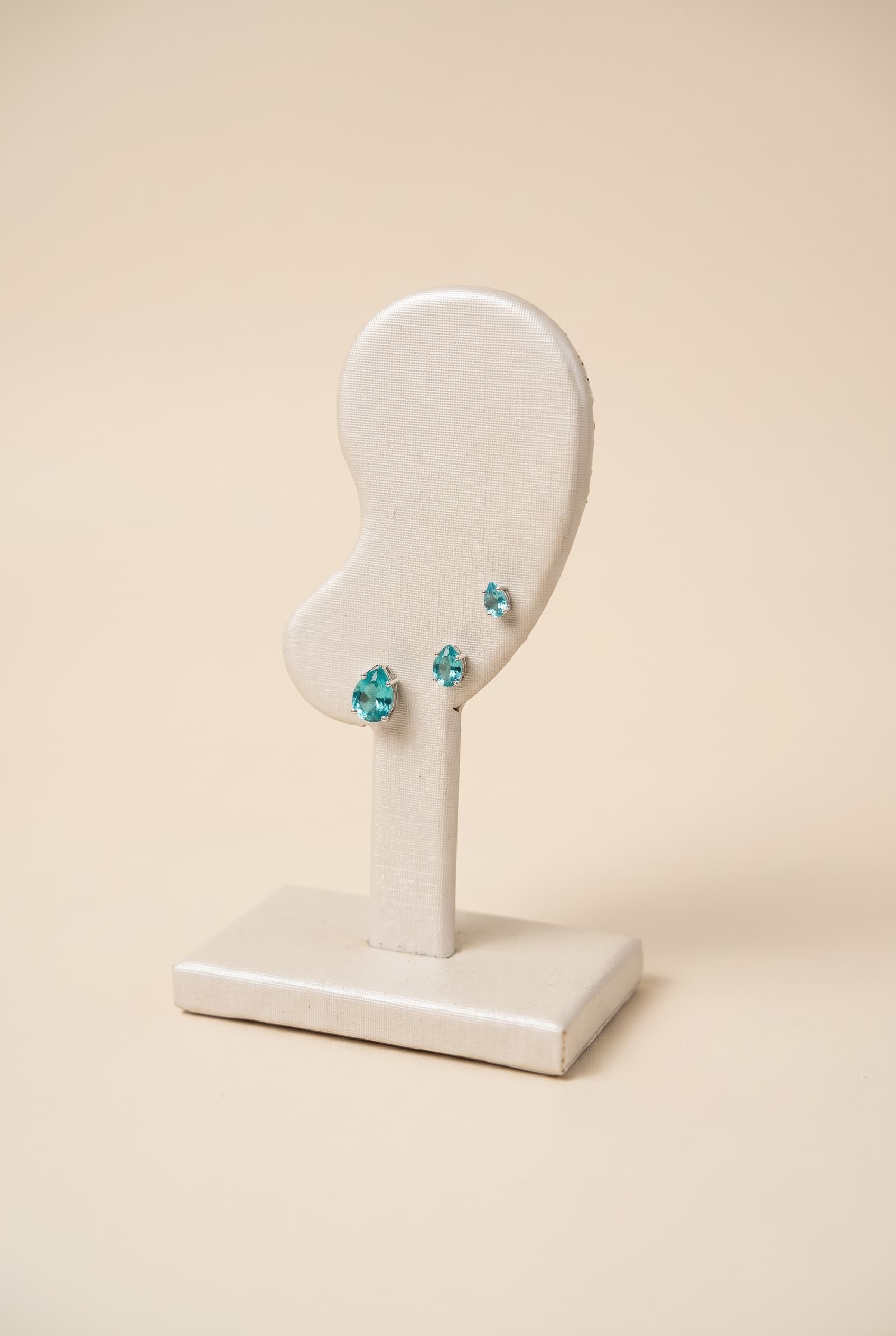 Trio de Gota Verde Prata